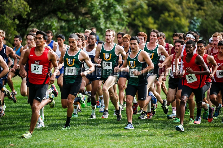 2014USFXC-069.JPG - August 30, 2014; San Francisco, CA, USA; The University of San Francisco cross country invitational at Golden Gate Park.